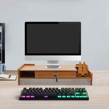 Computer Monitor Stand Computer Rack With Lockable Drawer Monitor Stand - View 8