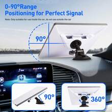 Starlink Mini Car Dashboard Mounting Kit With Adhesive Suction Cup Base, Adjustable Angle, Easy To Fix - For Starlink Mini - View 4