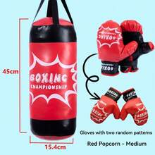Super Thick Wear-Resistant PU Hanging Kids Boxing Punching Bag, Indoor Home Fitness Training Punching Bag For Boys And Girls, Parent-Child Interactive Combat Sports Fitness Toy - Multicolor - View 5