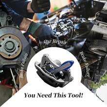 Brake Caliper Press Tool Car Piston Spreader Pad 360 Degree Swing Ratchet Hand Wrench Expander For Single Twin Quad Piston Disc Brake Vehicle Summervibes - A - View 7