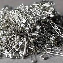 1000個安全針，19mm/0.74英吋，小型迷你銀色，適用於縫紉、手工藝和標籤製作 - 彩色 - 查看 1