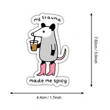 3Inch 1PC Local Taxes Included Funny Minimalist Sticker Cute Everyday Humor Decal For Laptops Water Bottles Notebooks Cups For Students Teachers Office Workers Creatives Retail Workers Commuters And Anyone Who Loves Dry Practical Comedy - A - View 9