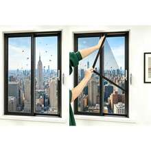 YOKIO Black Mosquito Net - Invisible Fiberglass, Thin Breathable Mesh, Suitable For Kunming Mosquito Repellent Window Screens. Insect-Proof Window/Door Mosquito Net. Invisible Mesh Fabric. Plastic Window Screen. - Screen Windows - View 3
