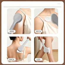 Back Lotion Applicator Tool For Applying Body Lotion, Oil And Medicine, Cleaning Brush - Multicolor - View 2