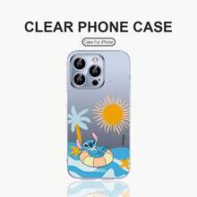 One Disney Lilo & Stitch Phone Case, Perfect For Summer, Cool And Cute Cartoon Anime Style, Unisex, Alien Puppy Design - Compatible With IPhone 17/17 Air/17 Pro/17 Pro Max, 16/16 Pro/16 Pro Max/16 Plus, 14, 15, 13, 12, 11, Mini, XS, XR, 7/8/6 Plus. Makes A Great Gift. - Clear - View 6
