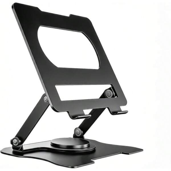 Height Adjustable Ergonomic Laptop Stand For Desk, Portable Computer Notebook Mount, Universal Holder For 10-15.6" Laptops And Tablets