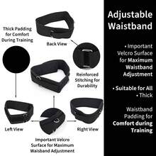12-Piece Boxing Training Resistance Band Set, Power Punch Resistance Trainer - Black - View 5