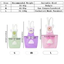 1Set (Includes: 1 Flight Rope, 10 Replaceable Diapers, Diaper Clothing) Reusable Parrot Diaper Bird Clothes, Breathable Lace Mesh Design, Suitable For Parrots, Lovebirds And Parakeets, Lightweight Leak-Proof Design, Suitable For Outdoor Flight Training And Daily Care, Travel And Cleaning Supplies Bird Diaper/Bird Stuff/Parakeet - 1 Set - View 2