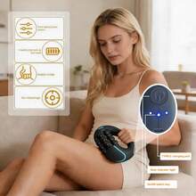 Handheld Electric Muscle Relaxation Massage Roller, 3-Speed Adjustable, Ergonomic Fascia Relief Tool, Home Fitness Shoulder Neck Leg Massager, Relief Roller, Handheld Body Roller #GLOBAL PICKS - View 8