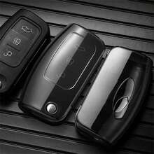 1 Pc TPU Car Key Case Cover, Fit For Focus 2 C-Max Ecosport S-Max Fusion Mondeo Models - A - View 4