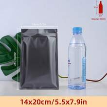 50/100個可重複密封鋁箔袋，啞光彩色紅色Mylar袋，附平面拉鍊鎖，適用於食品儲存袋、糖果餅乾零食、口紅、珠飾、零售包裝、情人節節日婚禮派對禮品用品 - 彩色 - 查看 94