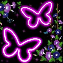 1PC Butterfly Neon Light Indoor Room Decor, Butterfly Size 22.6x15.4cm Approx 8.8x6.0in, Girly Style Decorative Atmosphere Lighting, Holiday Decoration Colorful Light, Wedding Proposal Confession Bar Decor Party Decoration Light, Camping Light, Anniversary Graduation Season All-Season Bar Valentine's Day Mother's Day Children's Day Halloween Christmas Game Room Wall Decor Light - Purple - View 7
