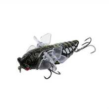 GOTURE 1pc Lifelike Bionic Cicada, Hard Fishing Lure, Spinning Fishing Bait With Treble Hook For Freshwater And Saltwater - Multicolor - View 6