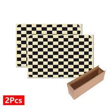 1件裝 家居裝飾 棋盤格圖案印花瀝水墊 咖啡機檯面吸水墊 水槽排水墊 廚房用品 浴室用品 - 彩色 - 查看 13