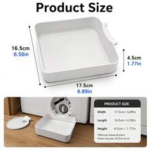 1pc Washing Machine Drain Funnel - Used For Cleaning Lint Filter Drip Tray, Prevents Laundry Room Leaks, Effectively Prevents Laundry Room Floor Overflow - Default - View 3