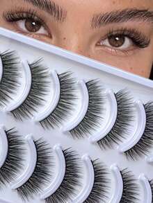 MENGJIESHANGPIN 7 Pairs/Pack HY-02 Natural Curly Messy Long-Lasting False Eyelashes, Eyelash Extensions, Long Eyelash Strips - View 14