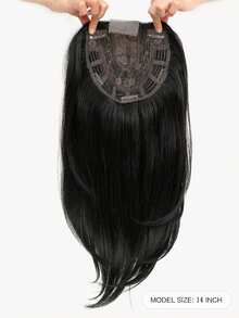 Synthetic False Bangs Clip-In Bangs Extension Natural Neat Fake Fringe Topper Hairpiece Invisible Clourse Hairpieces,Top Hairpiece & Toppers - 彩色 - 查看 4