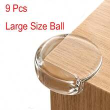 Corner Protector Table Corner Guard Transparent Furniture Corner Cushion Anti-Collision Corner Cap Suitable For Desk (Large 3/6/9pcs) - Large Size - View 12