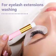 10pcs Reusable Washable Eyelash Cleaning Brushes, Lightweight Portable Eyelash Cleansing Brushes For Face And Nose Cleaning - Multicolor - View 9