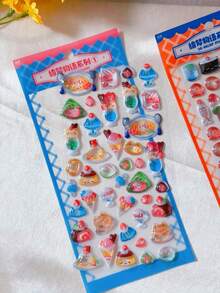 Children's 3D Bubble Stickers, 3D Design For Boys And Girls, Reusable Mini Stickers, Suitable For Phone Cases, Notebooks, DIY Crafts - Multicolor - View 6