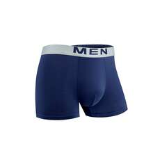 10pcs Men's Classic Boxer Briefs, Red, Grey, Navy Blue And Black, Casual Underwear - Multicolor - View 6
