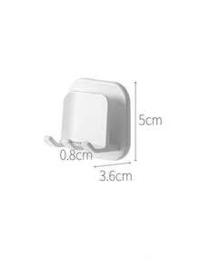 1pc Cute Bow-Shaped Toothbrush Holder, White & Pink Toothpaste Storage Rack, Bathroom Storage Shelf, Vanity Countertop Organizer, Home Bathroom Decor Accessory - Multicolor - View 10