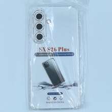 Galaxy 透明氣墊防震手機殼 1.5mm 加厚四角氣囊 鏡頭加高保護 TPU 軟殼 - 無色 - 查看 14