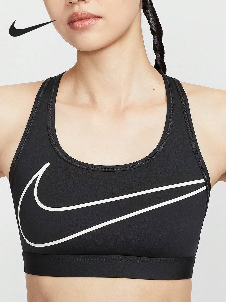 Nike/Authentic 2024 Bra Olahraga Wanita Terbaru dengan Bantalan dan Anti Lembap HJ8132-045 - HJ8132-045 - View 1