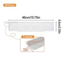 2026 Kitchen Anti-Splash Accessory Set: Drip Tray + Non-Slip Utensil Drying Mat - Cool Color, 40 X 8.5 cm - View 1