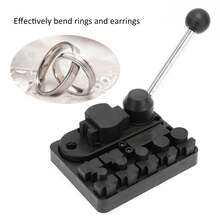 Jewelry Bending Machine Set, Multifunctional Rings & Earrings Bending Tool, DIY Jewelry Making Tool For Beginners - Black - View 9