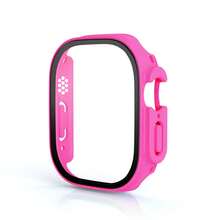 BEIMUSON Glass + Protective Case Compatible With Apple Watch Ultra 3/2/1 49mm Smartwatch PC Buffer Shell + Tempered Glass Screen Protector Series Watch Band Accessories - Multicolor - View 24