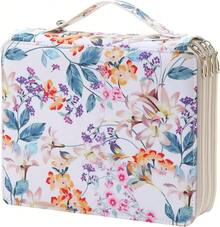 Pencil Cases Designed With A Variety Of Fun Patterns (Bees, Jungle Animals, Flowers, Etc.) - 120/200/252/300/480 Compartments, With Multiple Zippered Compartments, Can Organize Various Pens And Stationery Accessories, Portable And Lightweight Design. - 猴子 200 老虎機 - 查看 9