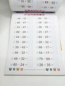 Preschool To Elementary Math Addition And Subtraction Training Workbook: Practice With Numbers Up To 10/20/50/100 - Multicolor - View 9