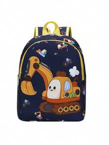 1pc Kindergarten Backpack For Girls, Cartoon Design, Lightweight Double Shoulder Bag For Preschool/Kindergarten Entry - A - View 15
