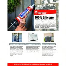 0826 Silicone Sealant Architectural Grade, 9.8 Oz. - Clear + 9.8 Oz + Pack Of 1 - View 8