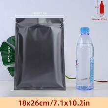 50/100個可重複密封鋁箔袋，啞光彩色紅色Mylar袋，附平面拉鍊鎖，適用於食品儲存袋、糖果餅乾零食、口紅、珠飾、零售包裝、情人節節日婚禮派對禮品用品 - 彩色 - 查看 88