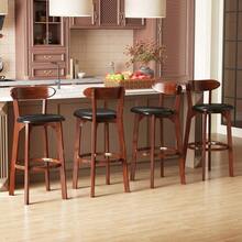 [Free Shipping] Set Of 2 29 Inch Modern Armless Upholstered Cushioned Seat Island Dining Chairs For Kitchen-XY500455 - FXCOYZUCJ2QWB1 - View 2