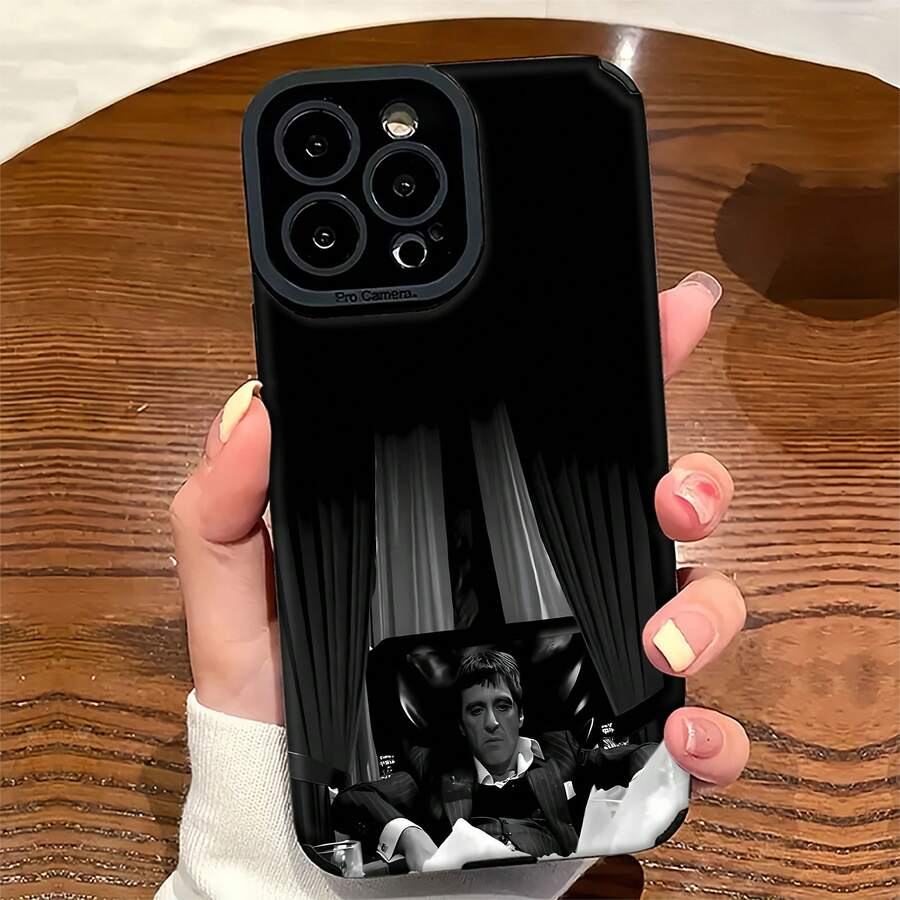 Elegante funda para teléfono con diseño de traje, compatible con fundas para iPhone de Apple. Fabricada en TPU, ofrece protección contra golpes y caídas. Perfecta para quienes buscan durabilidad y elegancia en sus accesorios para el móvil. - Gris - Ver 1
