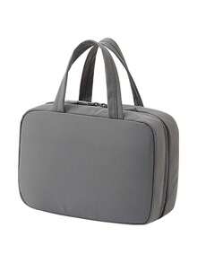 1Pc Three Fold Hook Toiletry Bag,Skincare Bag,Portable Handheld Makeup Bag,Waterproof Wash Bag,Large Capacity Travel Storage Bag,Travel Essential - Multicolor - View 10