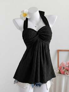 Women Plus Size Sports Dresses - Black - View 13