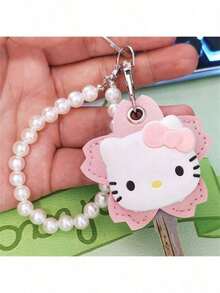 1 llavero mini con tarjetero de Hello Kitty de Sanrio, ideal para Halloween, Navidad, graduación, decoración del hogar, novia, fiestas, cumpleaños de amigos y para la escuela. - Multicolor - Ver 9