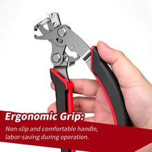 Stainless Steel Auto Trim & Fastener Removal Pliers / Upholstery Clip Pry-Out Pliers – Ergonomic Grip Panel Clip Remover For Mechanics, Garage & DIY, Universal Car Interior Retainer Tool - RL-9279 - View 6