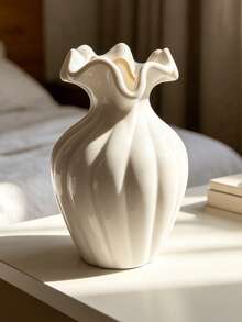 1 pièce Vase en résine fait main - Décoration vintage, convient pour le salon et l'ameublement doux | Décoration de la maison, décoration de la chambre, décoration de style bohème, ornement de table, cadeau unique, décoration de mariage, ornement en résine - Nouveau modèle - Voir 11