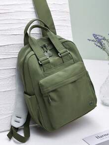 Daily Backpack | Travel Aesthetic Panoramic Multi-Pocket Storage System * Comfortable Wide Strap Design, Unlock The Absolute Visual Gear Set For Daily, Commute And Short-Distance Travel. The Entire Series Is Equipped With Adjustable Wide Strap/Mesh Back Straps Top Handle/Dual Handles - Multicolor - View 10