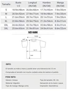 Camiseta negra de manga corta con estampado de fuente gótica para uso informal - Negro - Ver 6