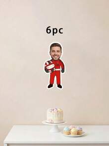 6/12/18pcs Custom Race Car Driver Photo Banner,Personalized Racing Photo Garland, Race Car Driver Banner For Backyard Race Parties - Multicolor - View 19