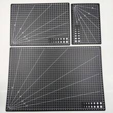 A3 A4 A5 尺寸單面印刷桌面多功能黑色切割墊，手工切割墊 DIY 工具墊 - 黑色A4 - 查看 5