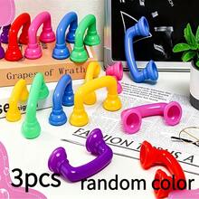3/5/8/12pcs Whisper Phones, Plastic Colorful Auditory Feedback Phones, Improve Pronunciation, Reading Fluency And Accuracy, Random Color - A - View 14