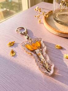 1Pc/8Pcs BangTang K-Pop Theme Fan Support Pattern Keychain, Cute Asymmetrical Shaped Metal Clasp Functional Bag Decoration, Suitable For Fan Meetings, Concert Support, Birthday Gifts, Student Backpack Decoration, Merchandise Collection, Holiday Celebration And All Season Use - Style2 - View 5