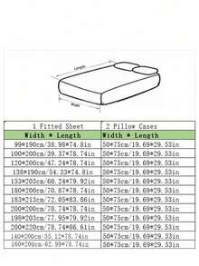 Camel Color Brushed Skin-Friendly Soft Comfortable 3 PiecesBed Sheet Set - Violet Purple - View 2